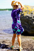 VANESSA SILK DRESS LOTUS MOROCCO MINT