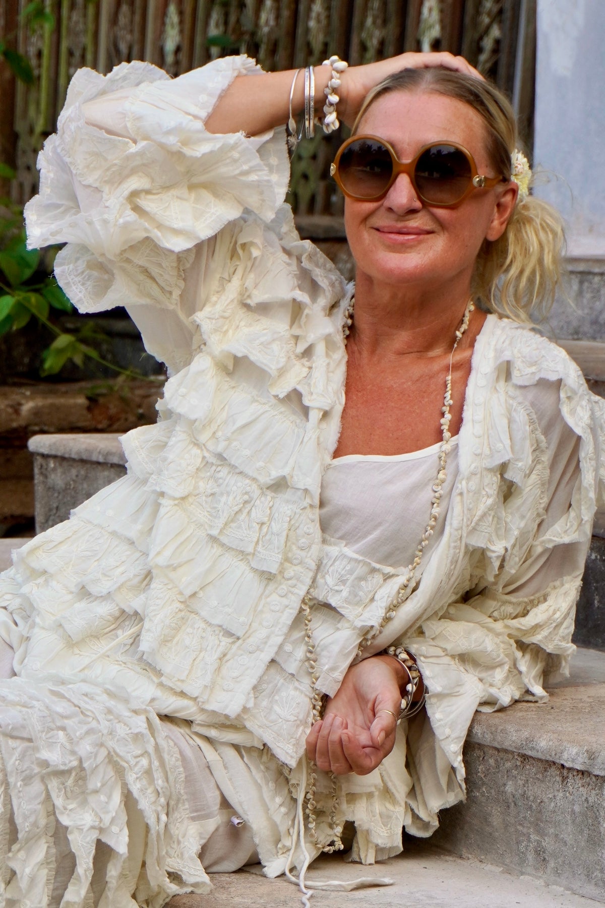 VOLARE COTTON BOLERO CREAM