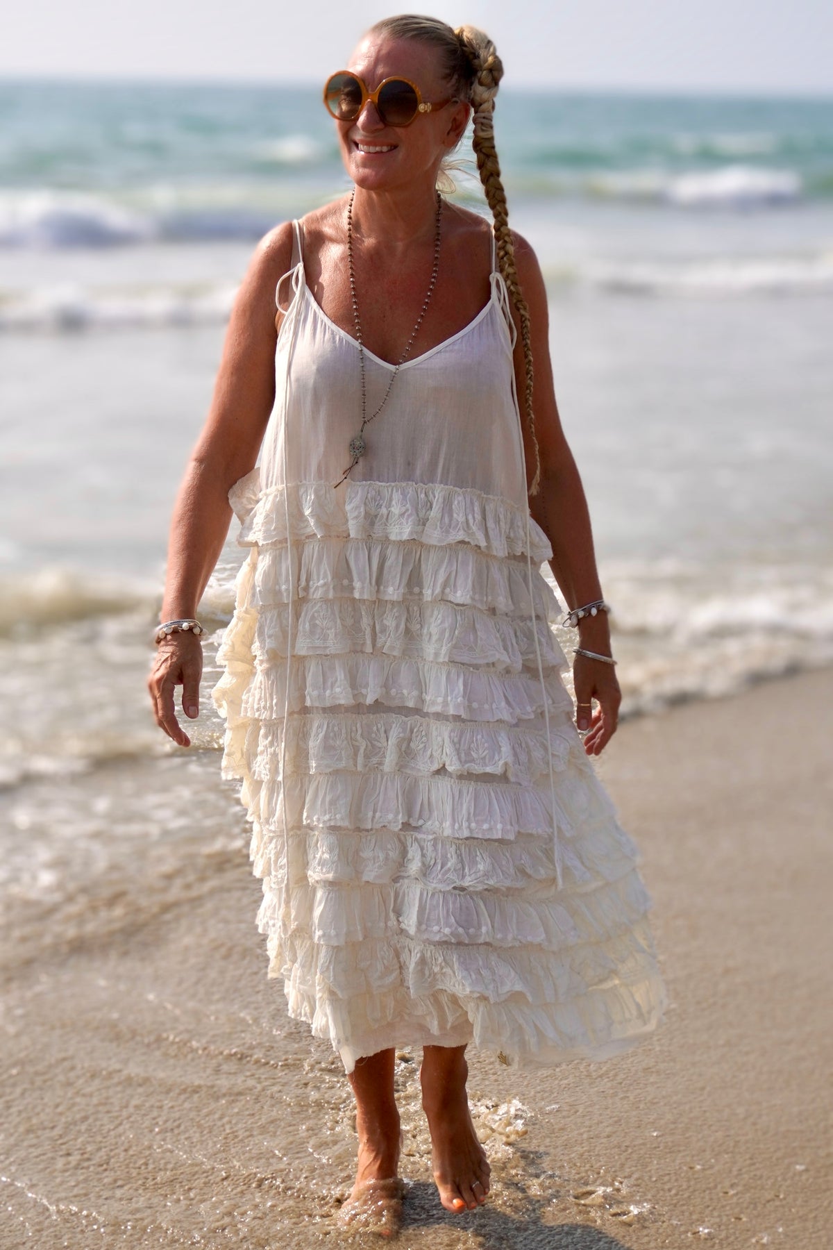 VOLARE COTTON DRESS CREAM