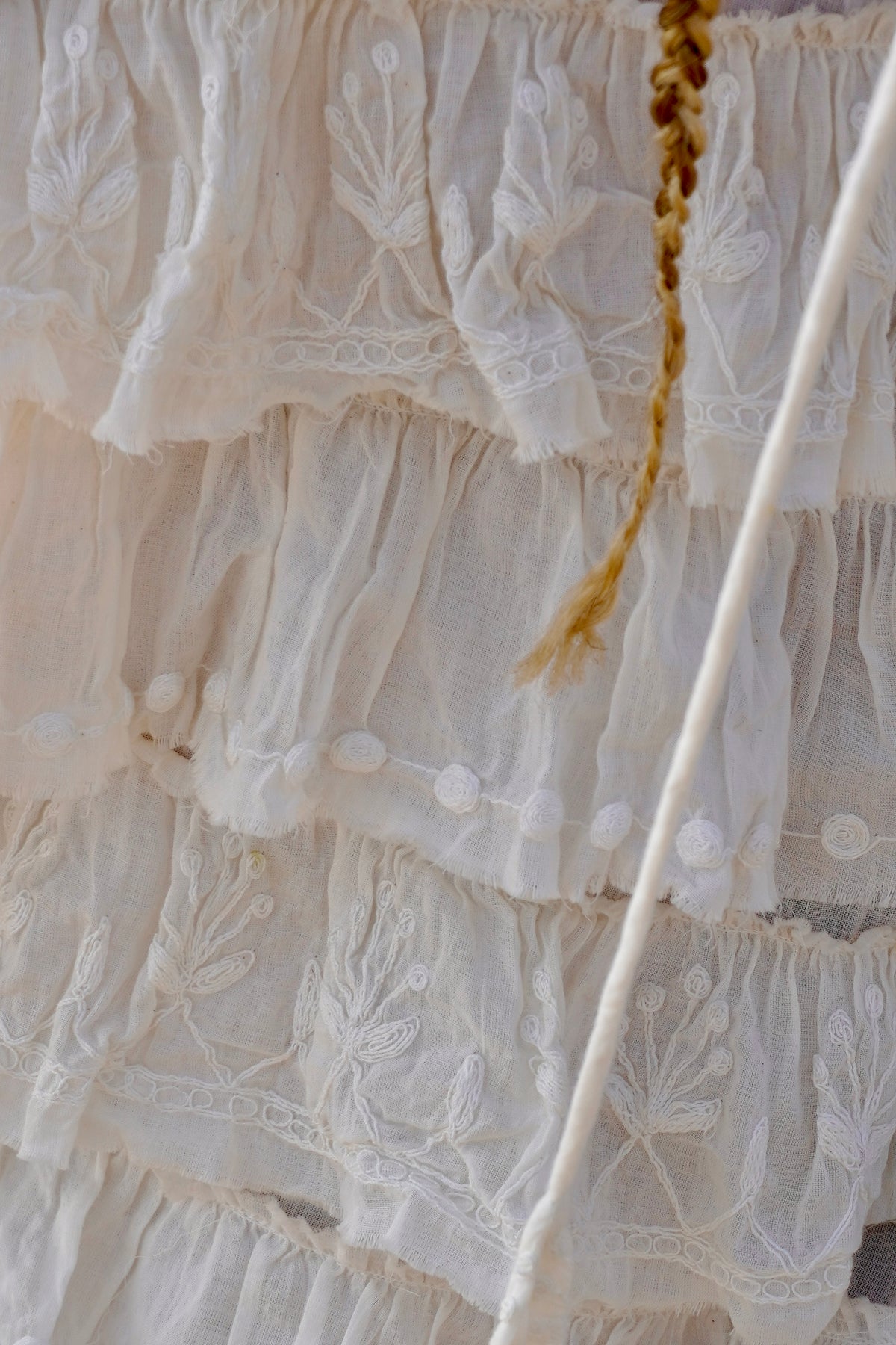 VOLARE COTTON DRESS CREAM