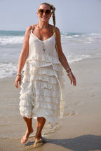 VOLARE COTTON DRESS CREAM