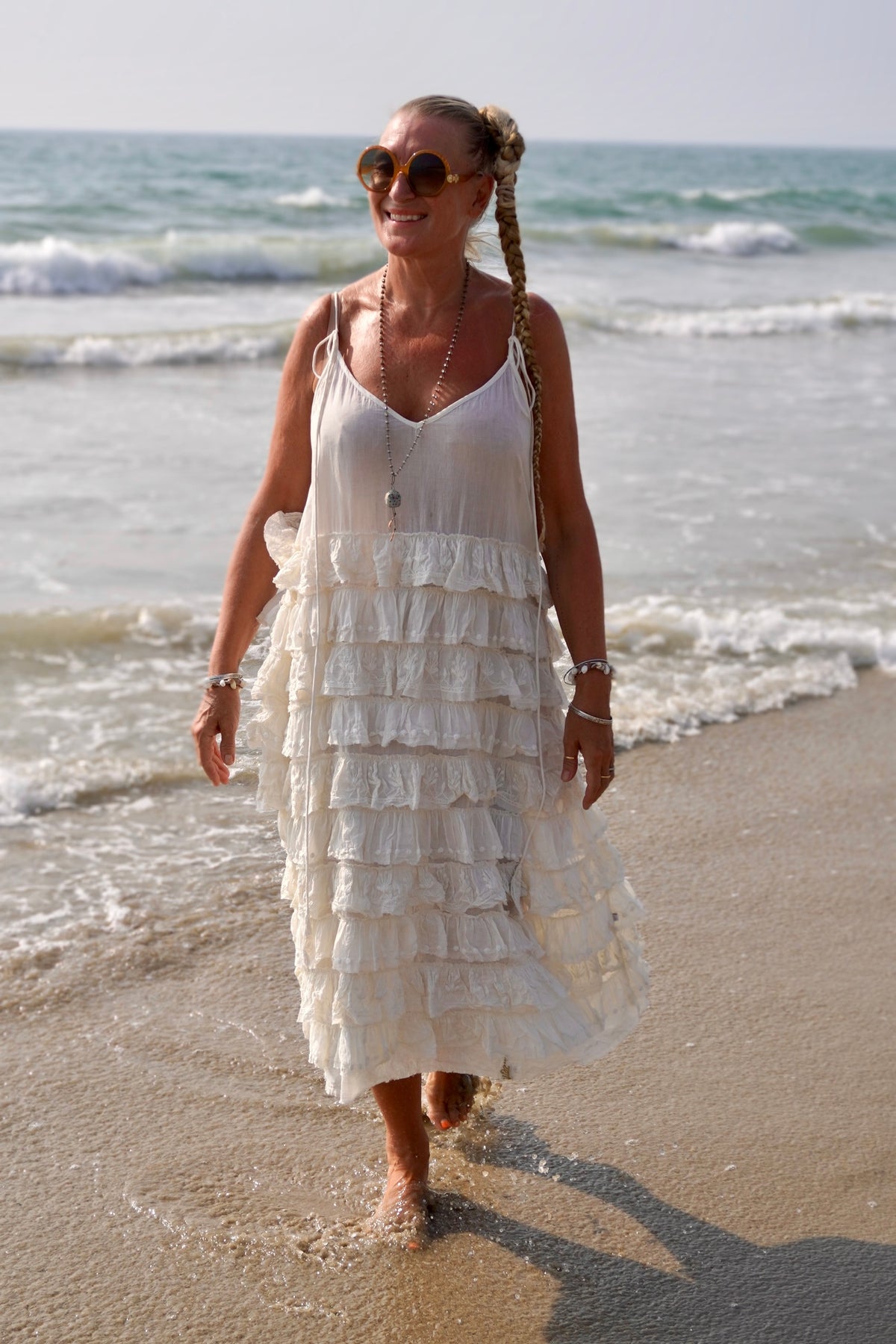VOLARE COTTON DRESS CREAM