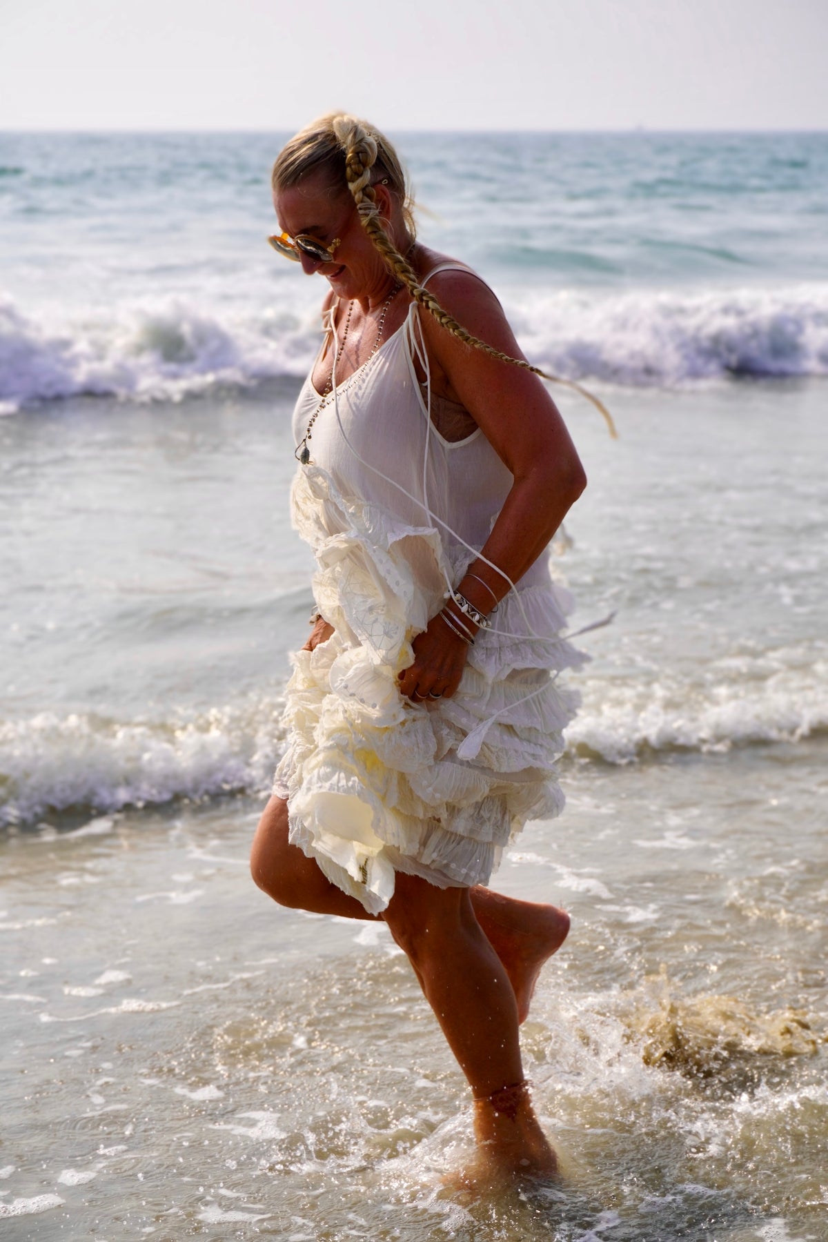 VOLARE COTTON DRESS CREAM
