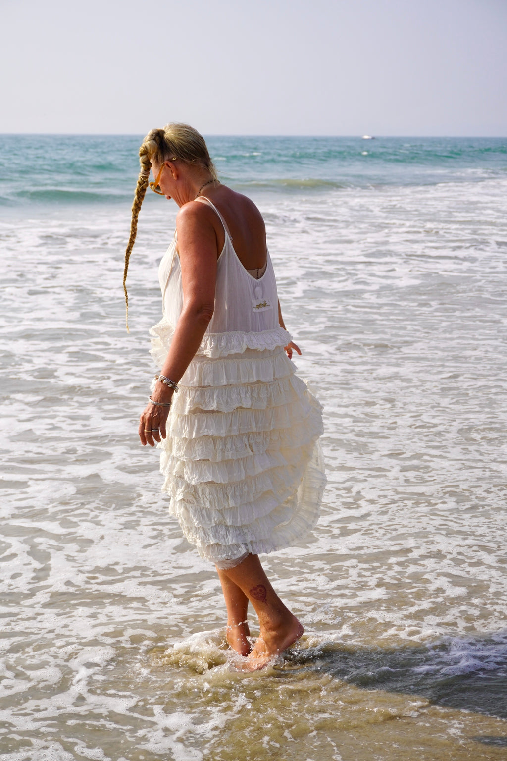 VOLARE COTTON DRESS CREAM