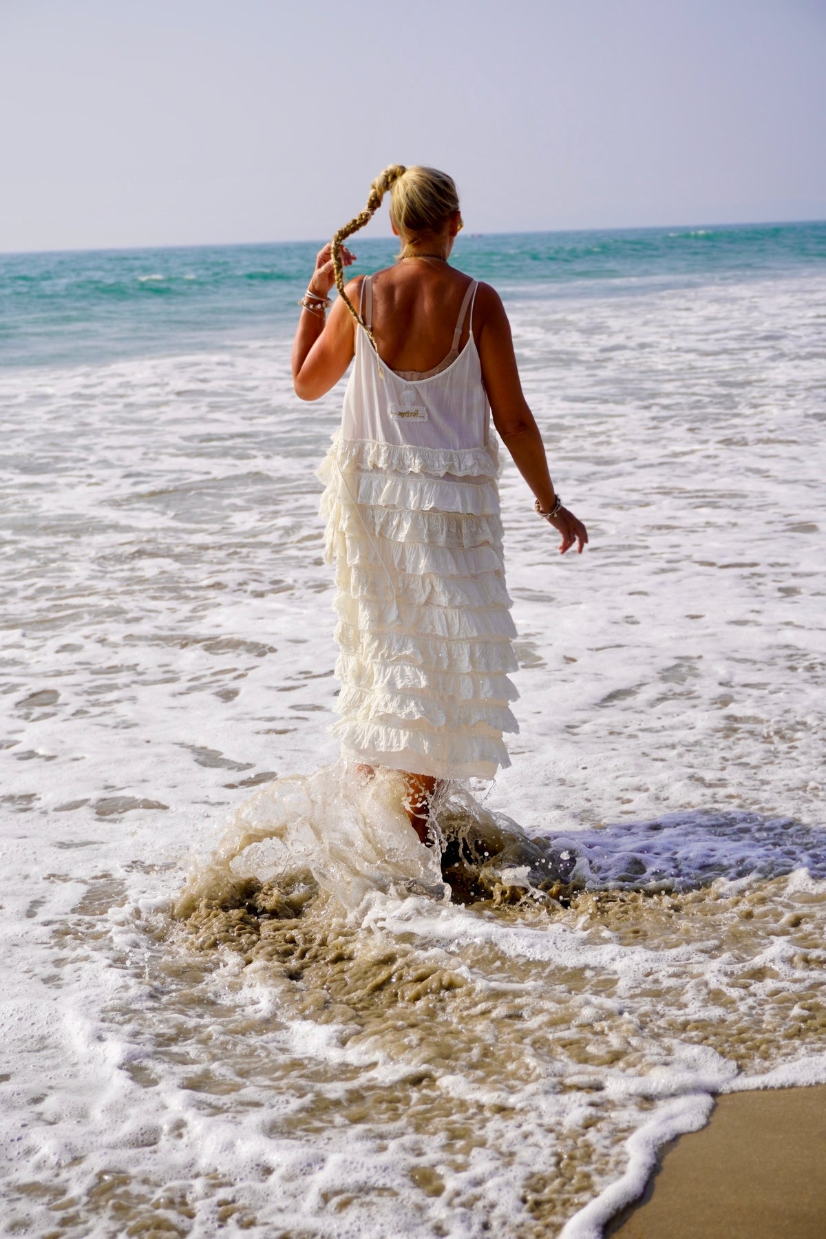 VOLARE COTTON DRESS CREAM
