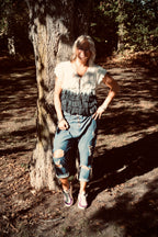 VOLA VOLARE COTTON BATIK CROP TOP CHARCOAL MALIBU