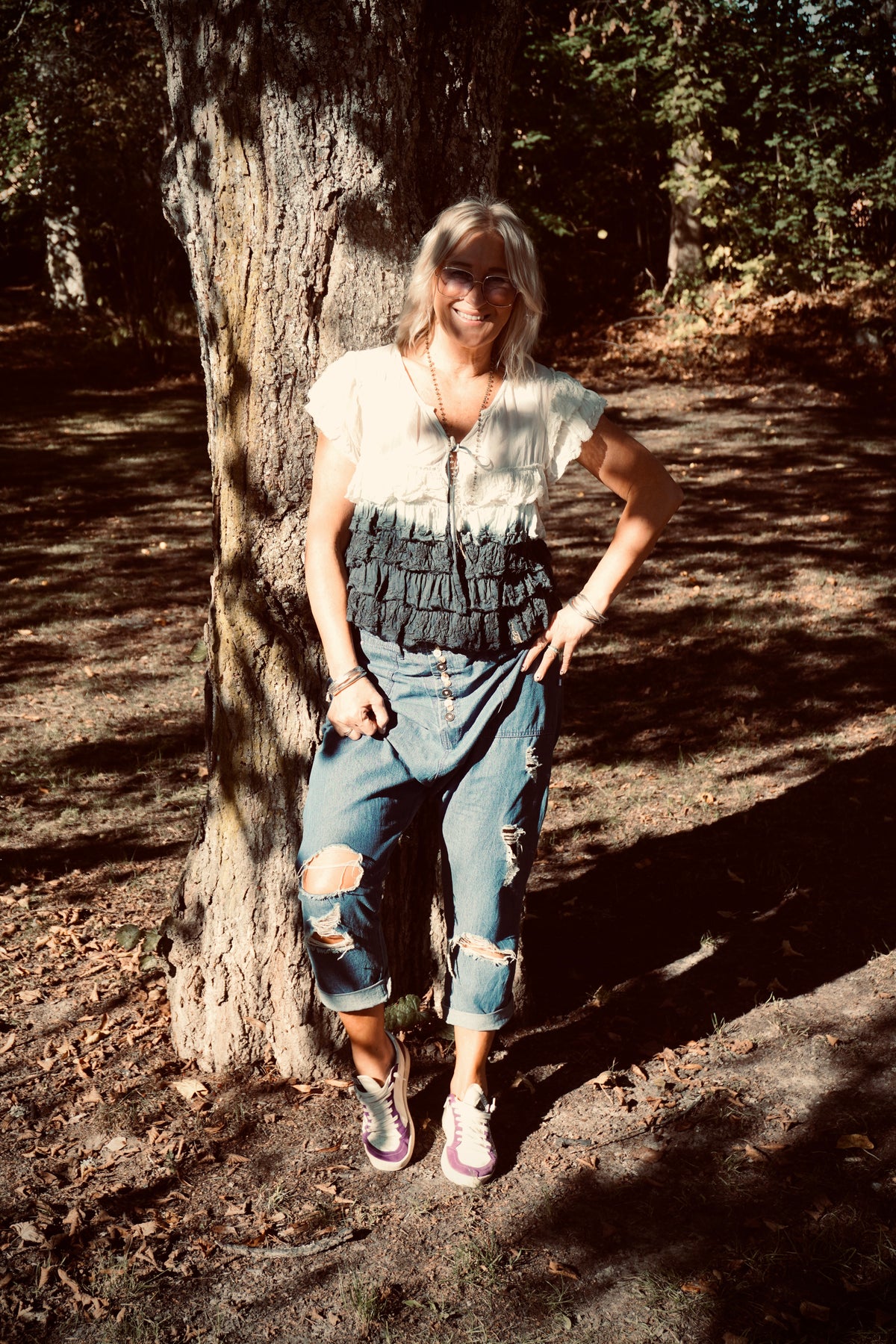 VOLA VOLARE COTTON BATIK CROP TOP CHARCOAL MALIBU