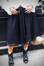 WILMA TULLE SKIRT CHARCOAL BLACK