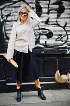 WILMA TULLE SKIRT CHARCOAL BLACK
